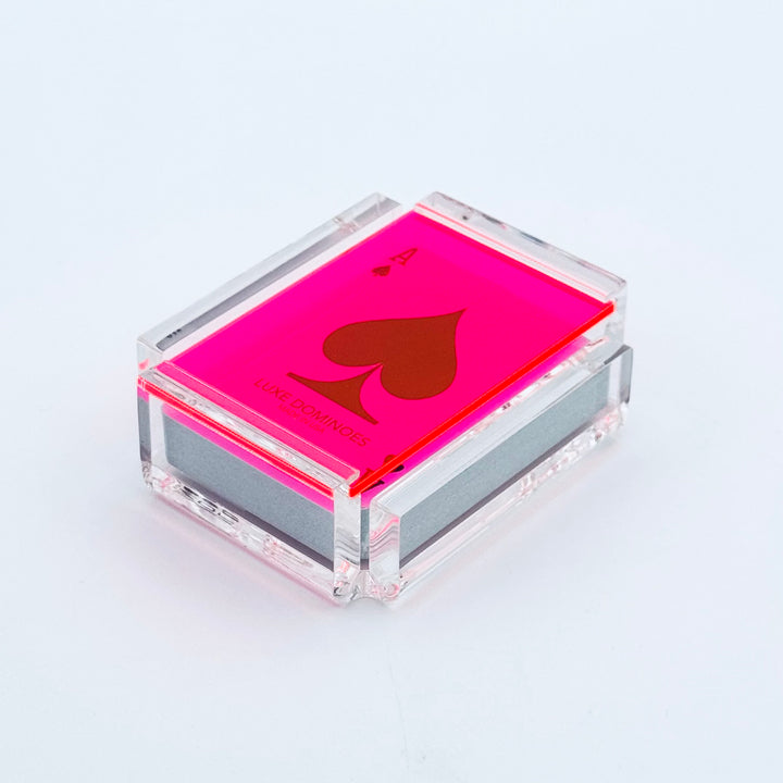 "La Carta" Single Card Deck Neon Pink