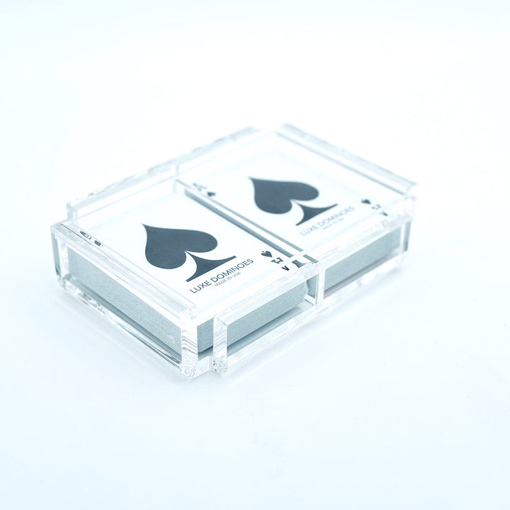 "La Pinta" Double Card Deck Clear